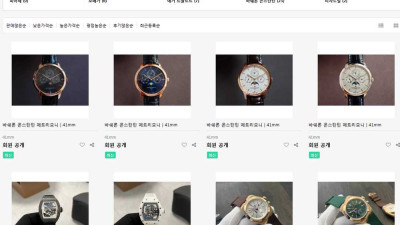 중고 명품 시계 투자 수익률과 현실적인 투자법