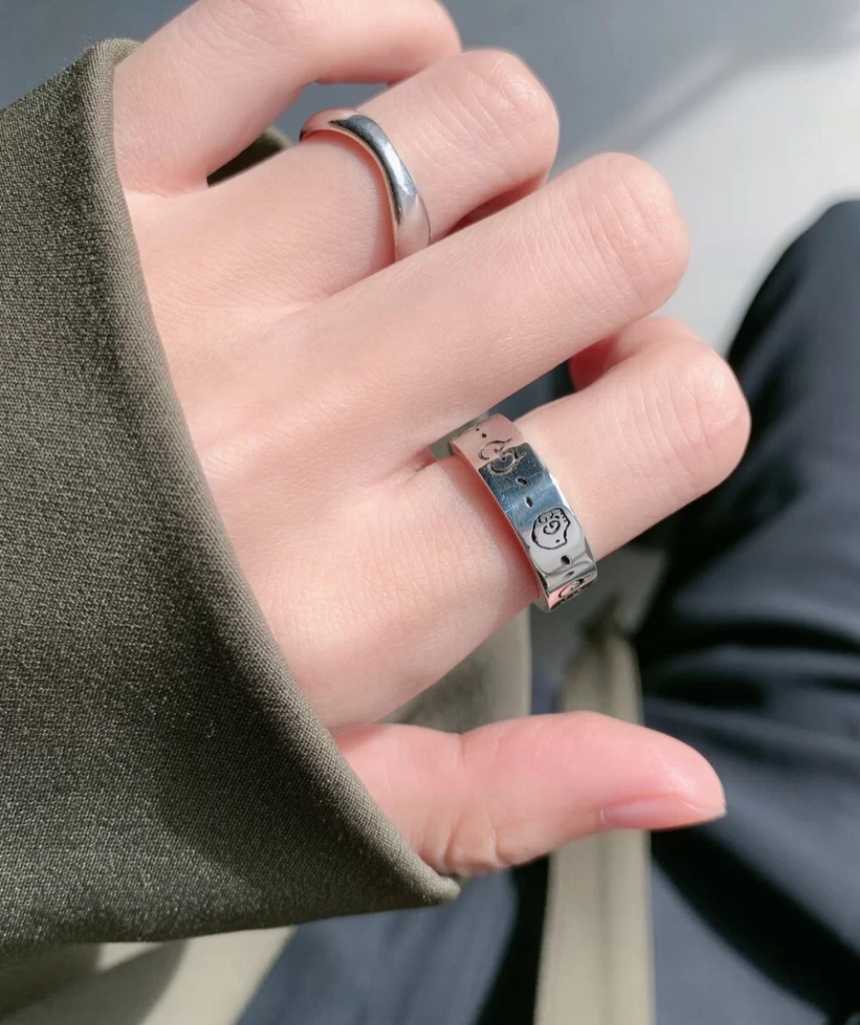 구찌 고스트링 G 반지 6mm | Size 호수 5 6 7 8 9 10