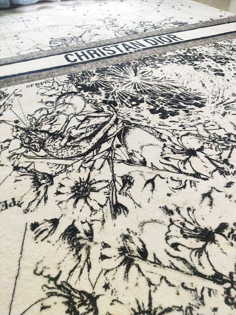 디올 캐시미어 카펫 | Size 150 x 200cm