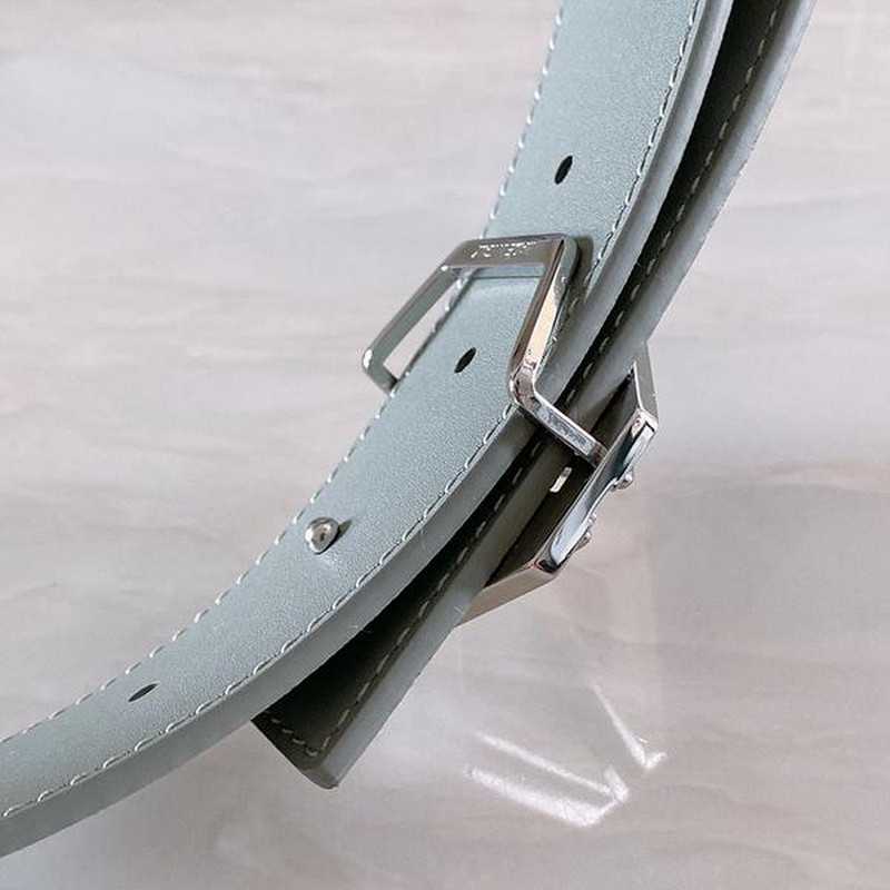 디올 CD 로고 다이아몬드 패턴 벨트 4cm | Size 35 - 40