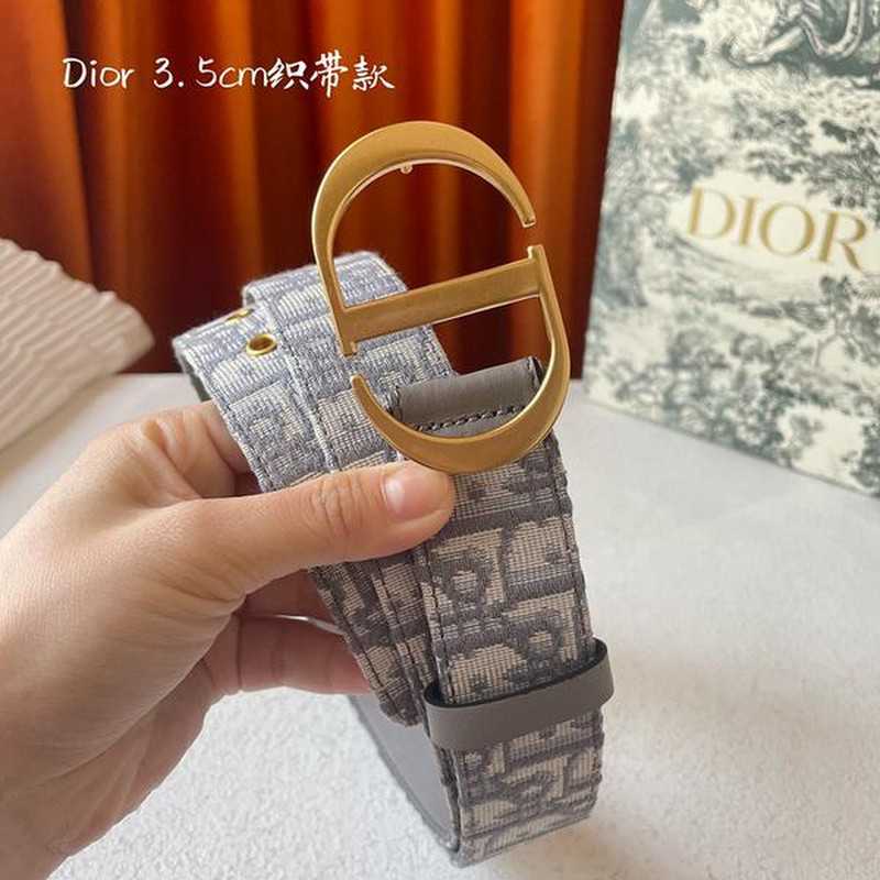 디올 몽테인 오블리크 벨트 | Size 35 - 40