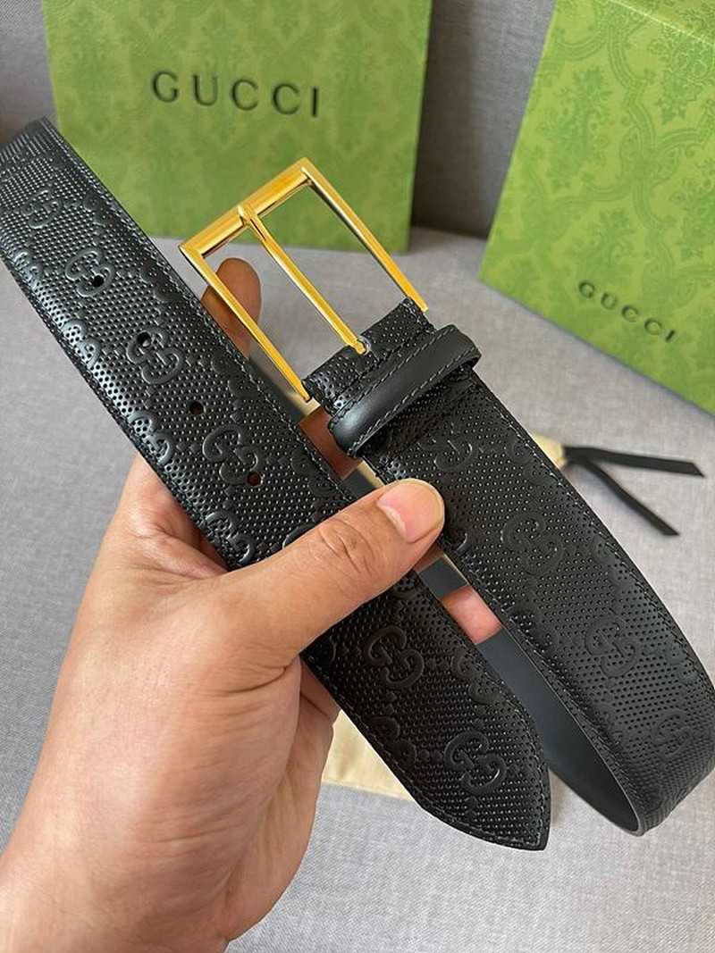 구찌 스퀘어버클 벨트 | Size 35 - 40