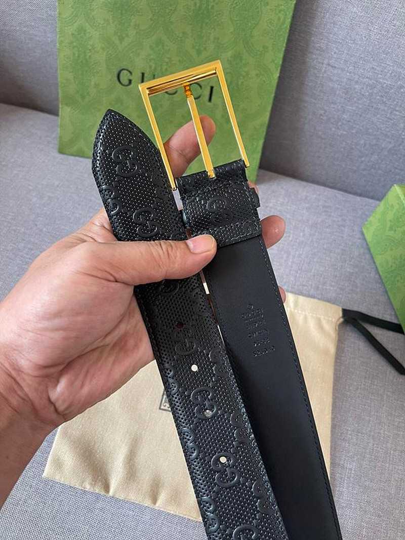 구찌 스퀘어버클 벨트 | Size 35 - 40
