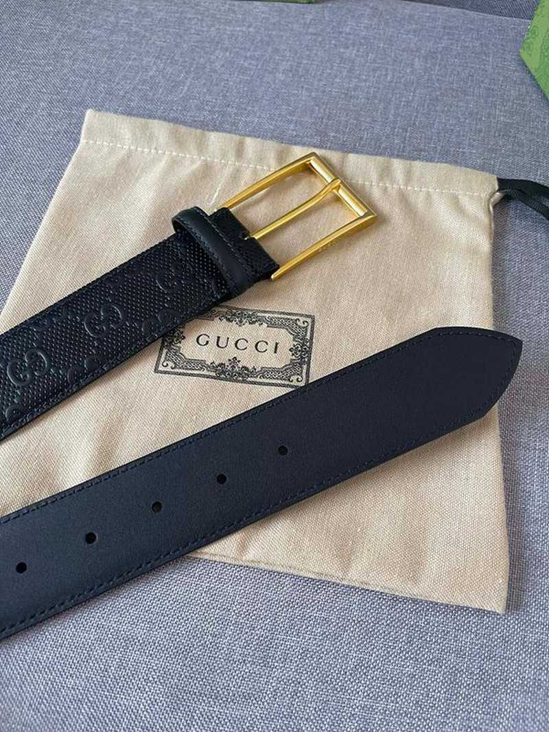 구찌 스퀘어버클 벨트 | Size 35 - 40