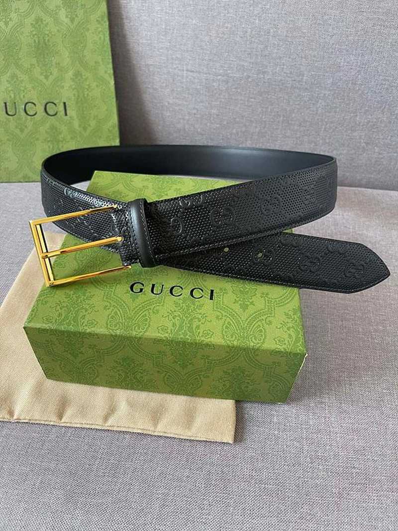 구찌 스퀘어버클 벨트 | Size 35 - 40