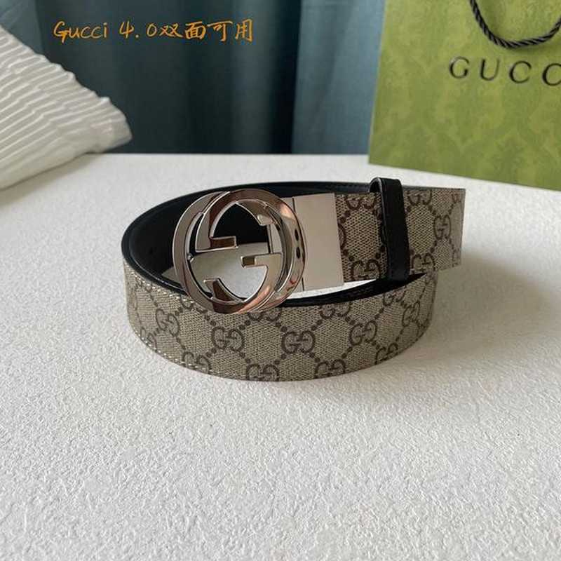 구찌 마몬트 레더 벨트 4cm | Size 35 - 40