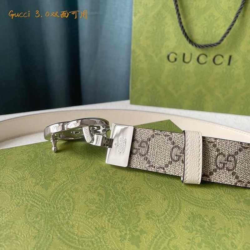구찌 마몬트 레더 벨트 3cm | Size 35 - 40