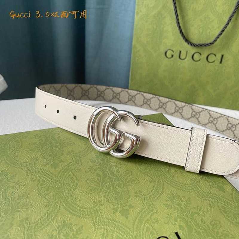 구찌 마몬트 레더 벨트 3cm | Size 35 - 40