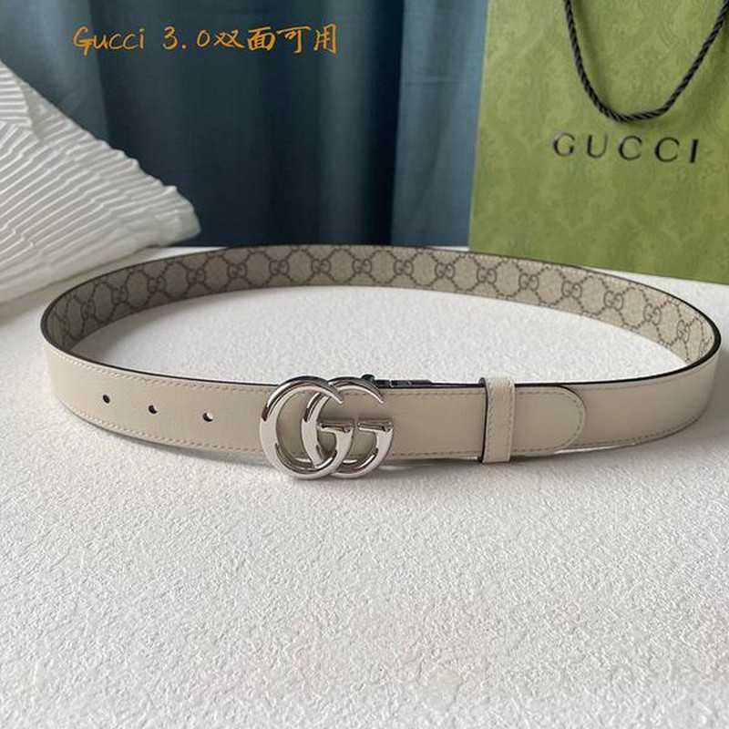 구찌 마몬트 레더 벨트 3cm | Size 35 - 40