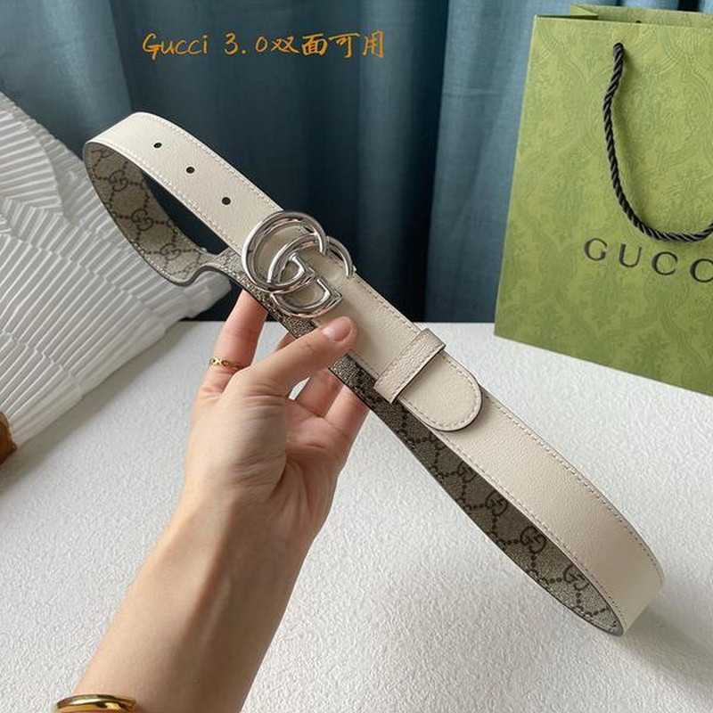 구찌 마몬트 레더 벨트 3cm | Size 35 - 40