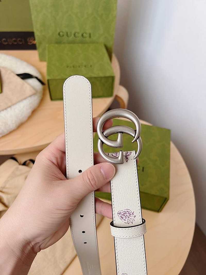 구찌 마몬트 과일 레더 벨트 3cm | Size 35 - 40
