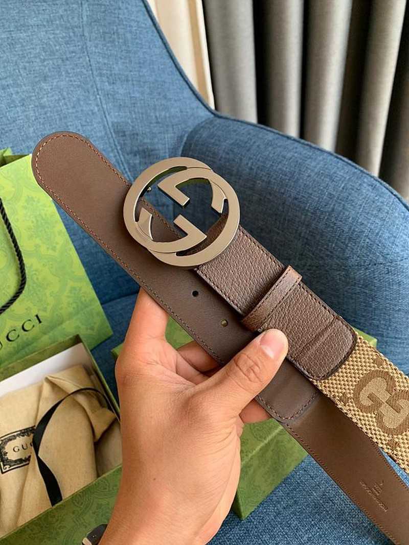 구찌 인터로킹 점보G 다이애나 벨트 4cm | Size 35 - 40