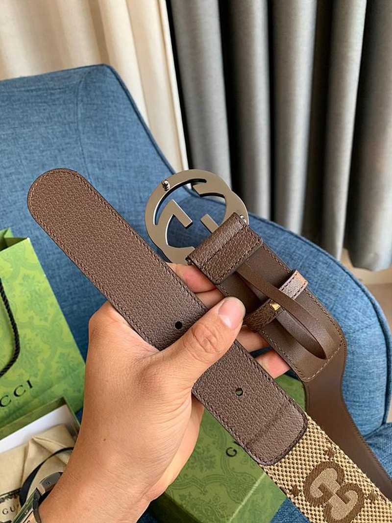 구찌 인터로킹 점보G 다이애나 벨트 4cm | Size 35 - 40