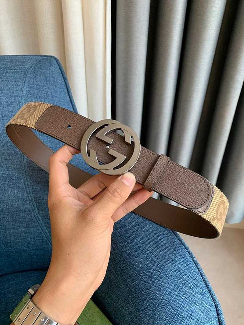구찌 인터로킹 점보G 다이애나 벨트 4cm | Size 35 - 40