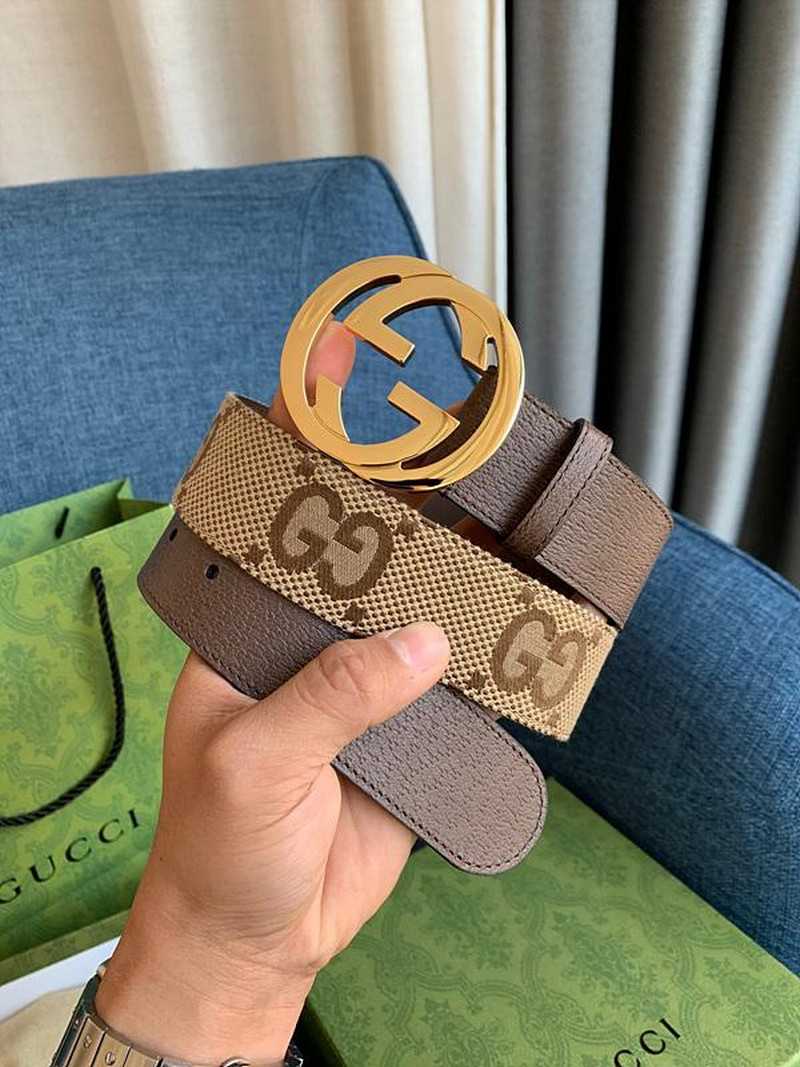 구찌 인터로킹 점보G 다이애나 벨트 4cm | Size 35 - 40