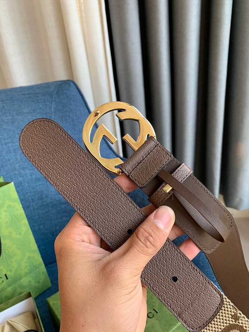 구찌 인터로킹 점보G 다이애나 벨트 4cm | Size 35 - 40
