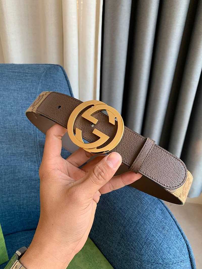 구찌 인터로킹 점보G 다이애나 벨트 4cm | Size 35 - 40