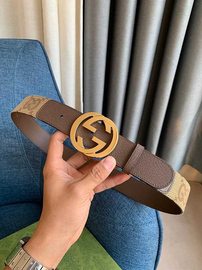 구찌 인터로킹 점보G 다이애나 벨트 4cm | Size 35 - 40