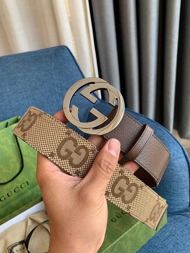 구찌 인터로킹 점보G 다이애나 벨트 4cm | Size 35 - 40