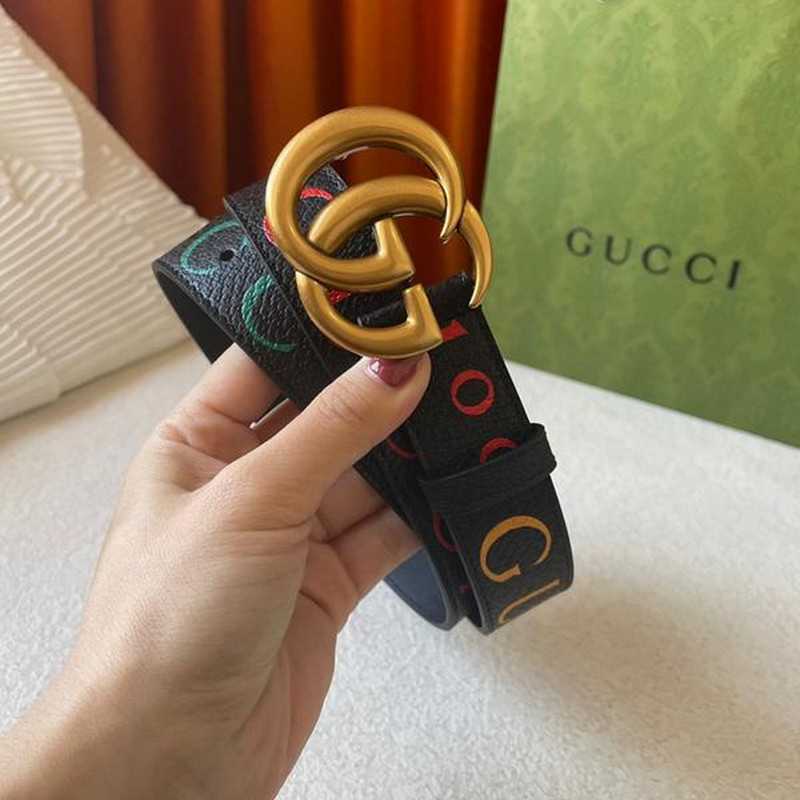구찌 마몬트 GG 1oo 레더 벨트 3cm | Size 35 - 40