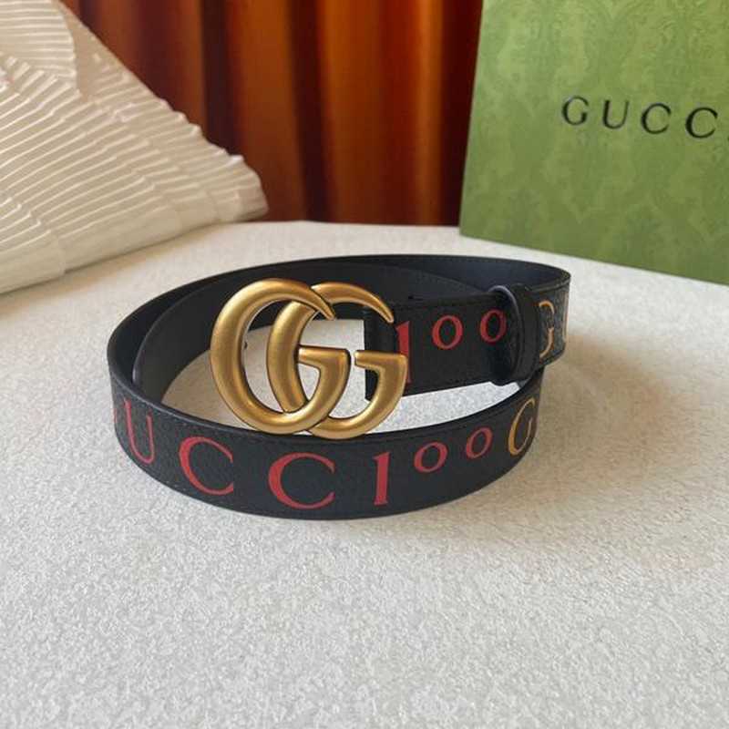 구찌 마몬트 GG 1oo 레더 벨트 3cm | Size 35 - 40