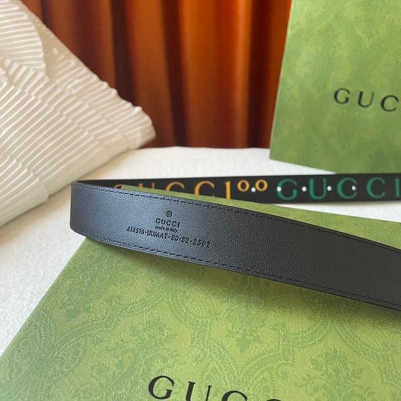 구찌 마몬트 GG 1oo 레더 벨트 3cm | Size 35 - 40