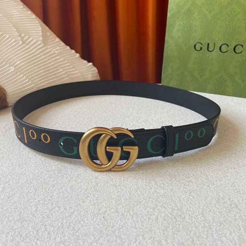 구찌 마몬트 GG 1oo 레더 벨트 3cm | Size 35 - 40