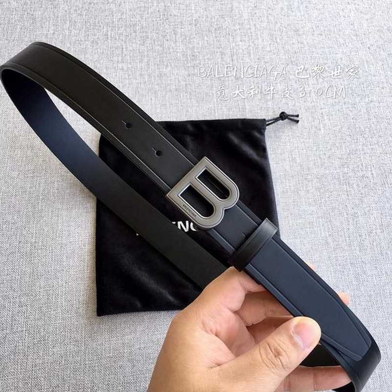 발랜시아가 B 버클 벨트 3cm | Size 35 - 40