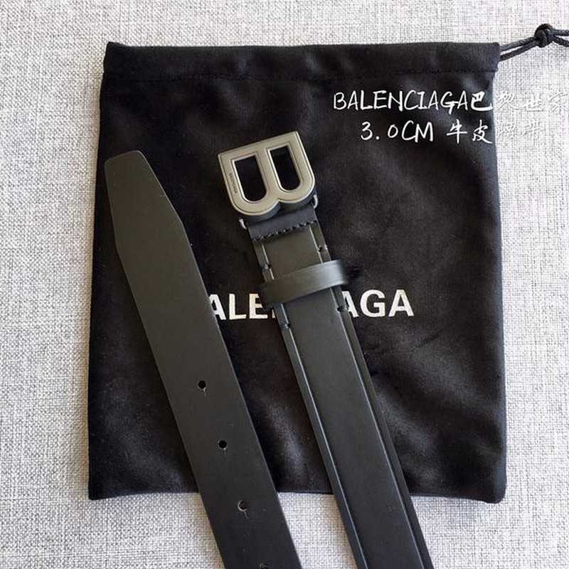 발랜시아가 B 버클 벨트 3cm | Size 35 - 40