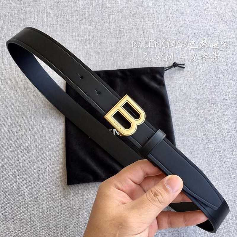발랜시아가 B 버클 벨트 3cm | Size 35 - 40