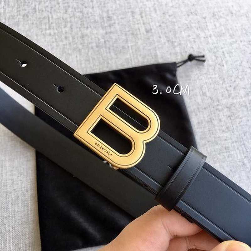 발랜시아가 B 버클 벨트 3cm | Size 35 - 40