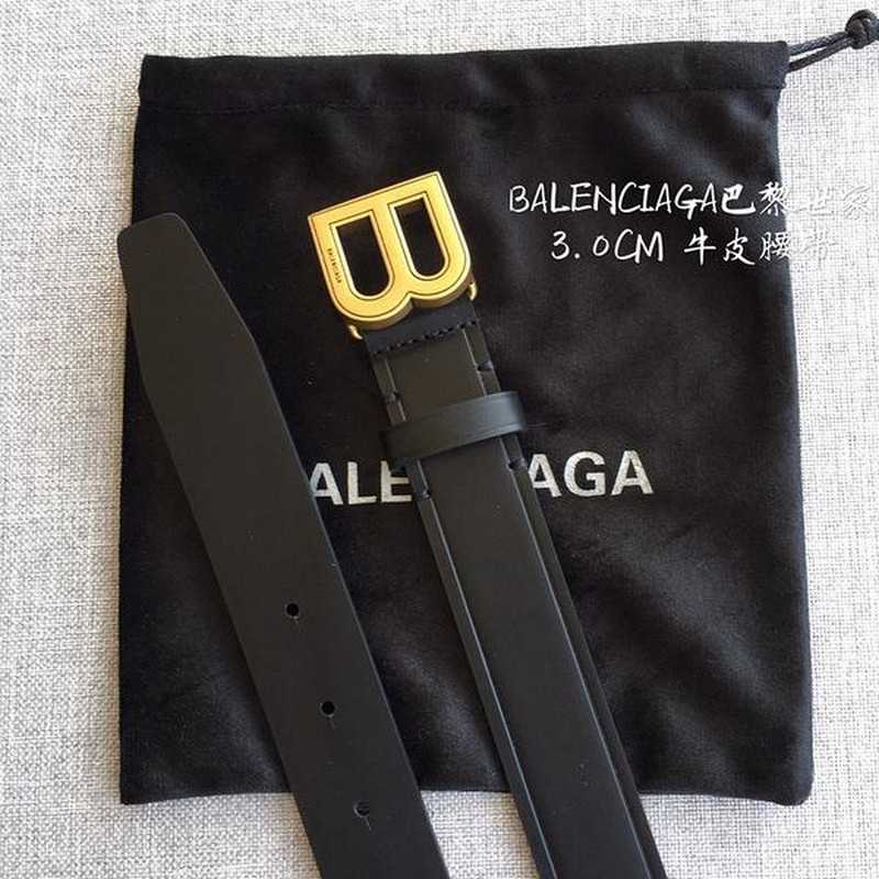 발랜시아가 B 버클 벨트 3cm | Size 35 - 40