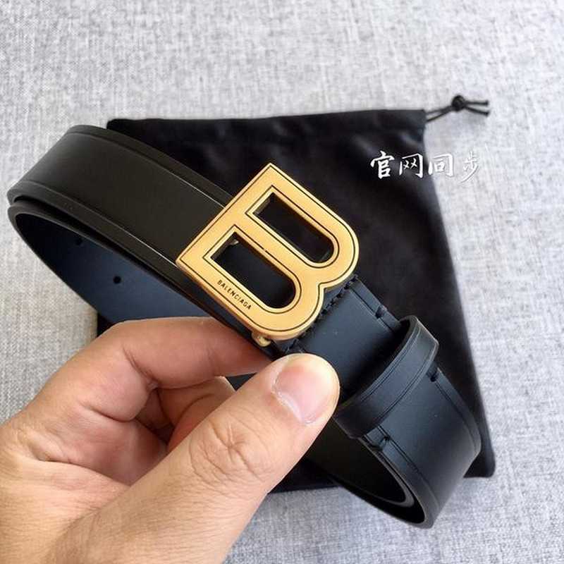 발랜시아가 B 버클 벨트 3cm | Size 35 - 40