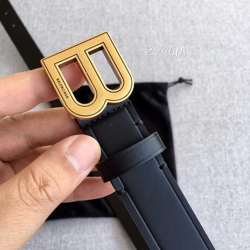 발랜시아가 B 버클 벨트 3cm | Size 35 - 40