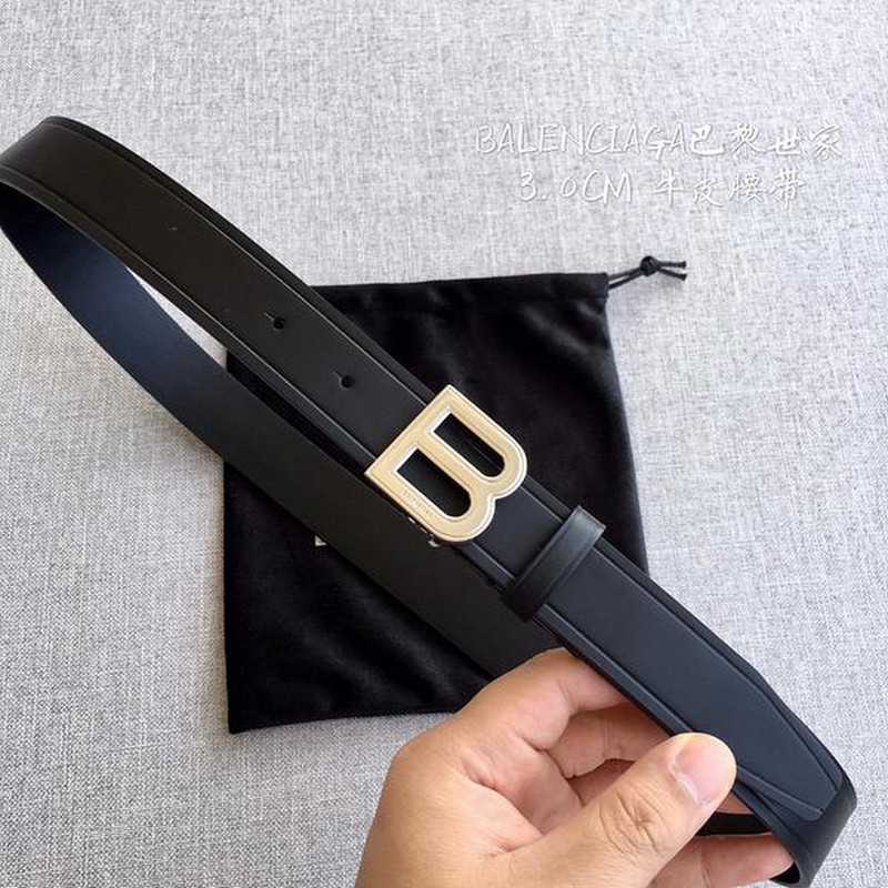 발랜시아가 B 버클 벨트 3cm | Size 35 - 40