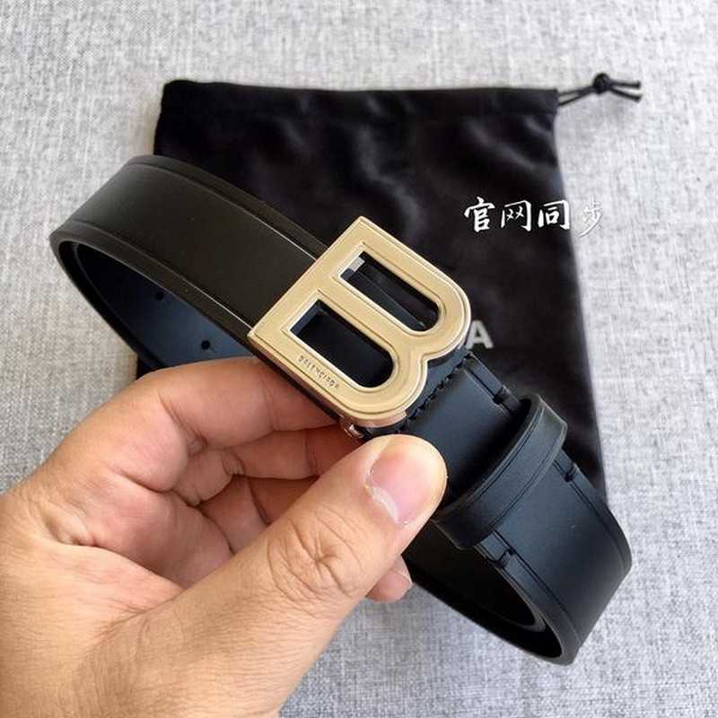 발랜시아가 B 버클 벨트 3cm | Size 35 - 40