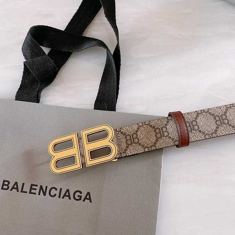발랜시아가 BB 수프림 자카드 벨트 3cm | Size 35 - 40