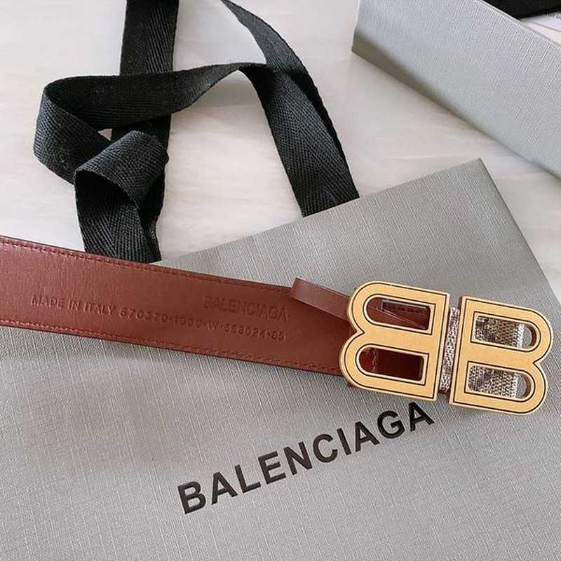 발랜시아가 BB 수프림 자카드 벨트 3cm | Size 35 - 40
