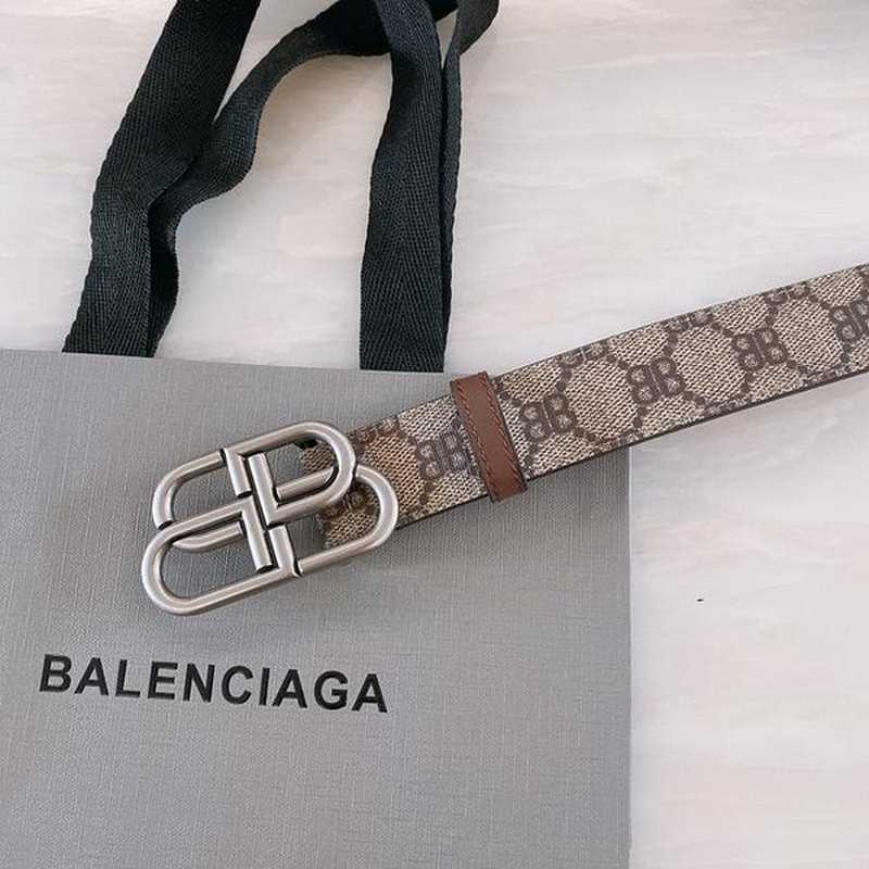 발랜시아가 BB 수프림 자카드 벨트 3cm | Size 35 - 40