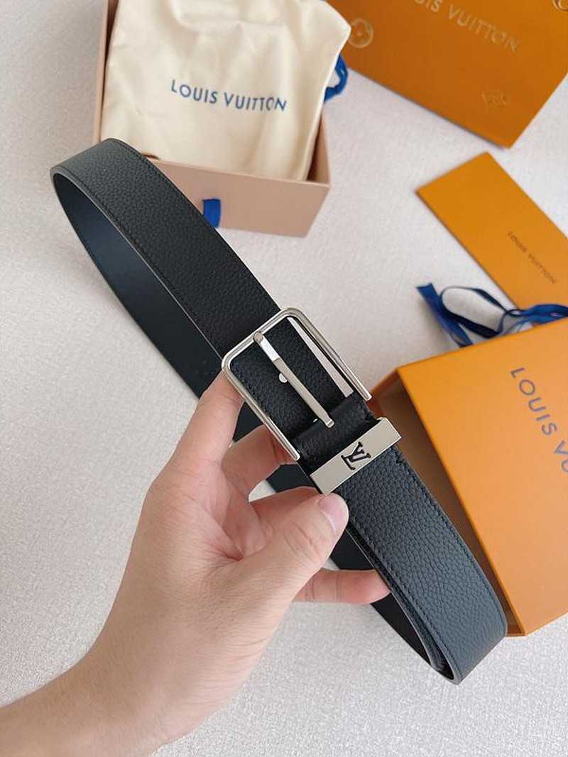 루이비통 스퀘어 핀 버클 벨트 3.5cm | Size 35 - 40