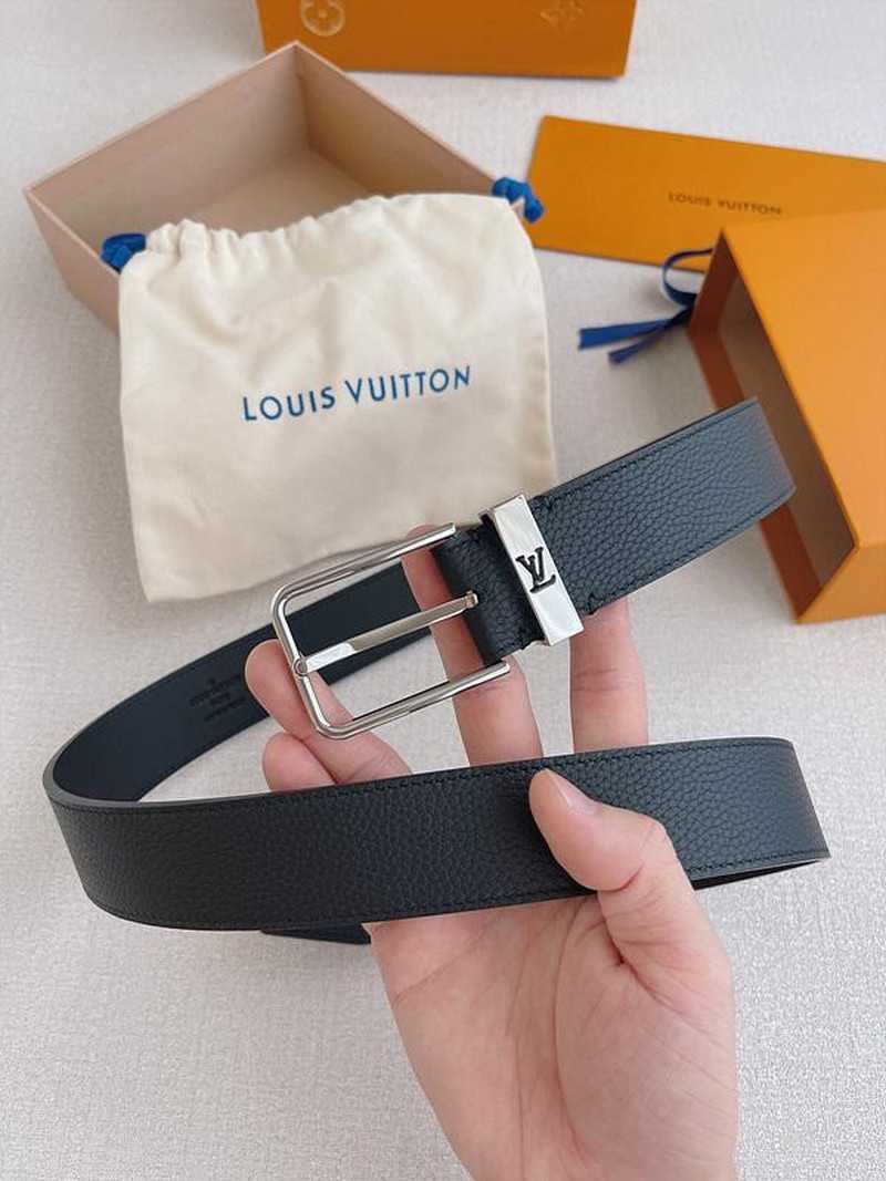 루이비통 스퀘어 핀 버클 벨트 3.5cm | Size 35 - 40