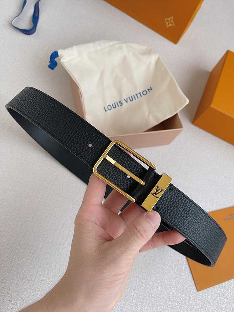 루이비통 스퀘어 핀 버클 벨트 3.5cm | Size 35 - 40