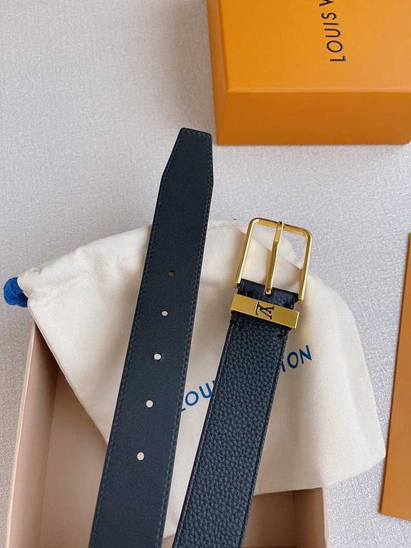 루이비통 스퀘어 핀 버클 벨트 3.5cm | Size 35 - 40