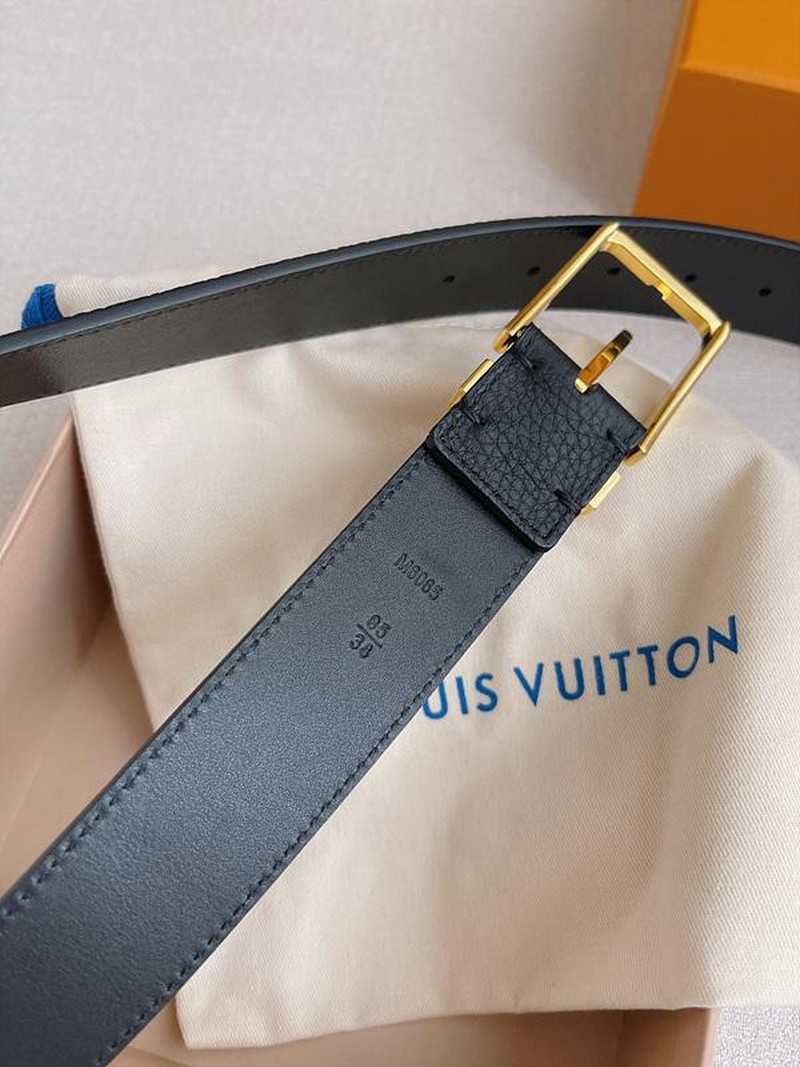 루이비통 스퀘어 핀 버클 벨트 3.5cm | Size 35 - 40