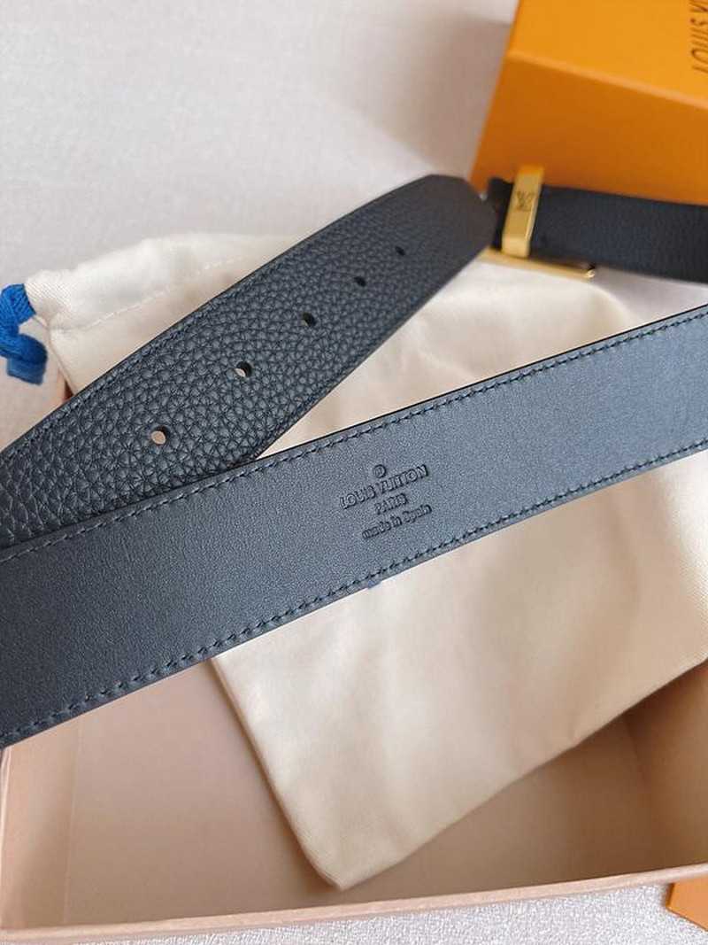 루이비통 스퀘어 핀 버클 벨트 3.5cm | Size 35 - 40