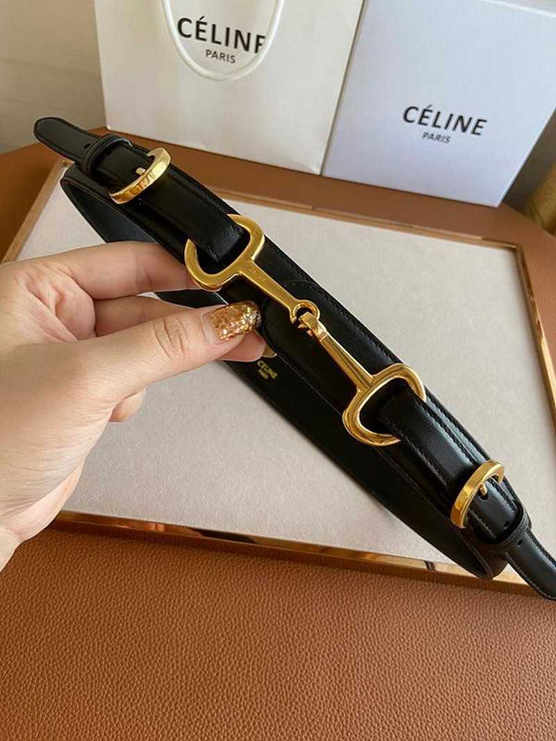 셀린느 크레시 홀스빗 벨트 3cm | Size 35 - 40