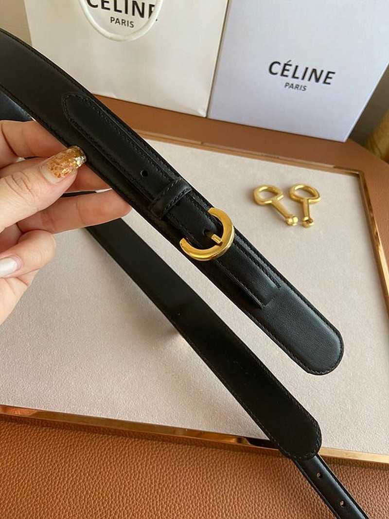 셀린느 크레시 홀스빗 벨트 3cm | Size 35 - 40