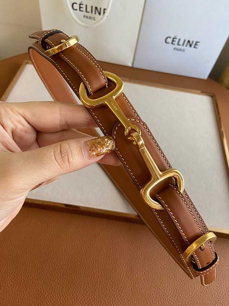 셀린느 크레시 홀스빗 벨트 3cm | Size 35 - 40