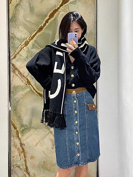 셀린느 이니셜로고 머플러
