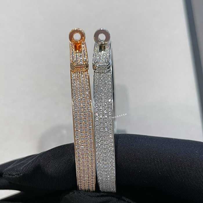 에르메스 풀 다이아 켈리 팔찌 | Size 17cm